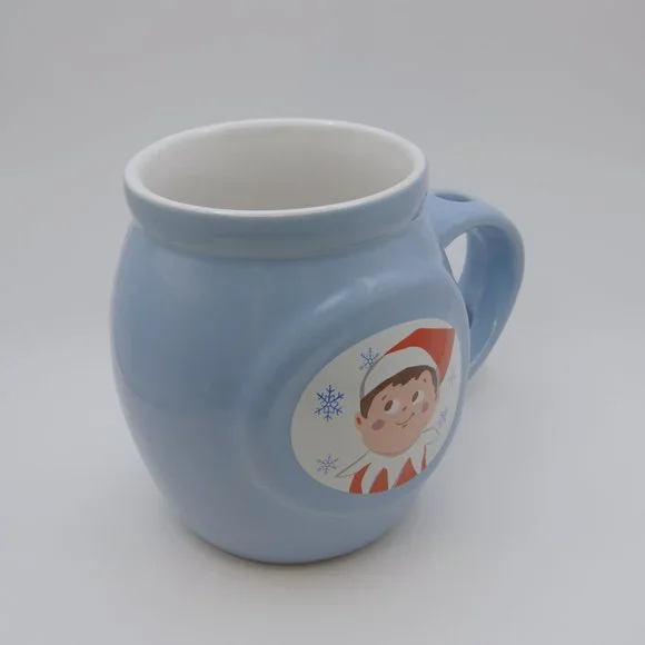 Little Elf Two Sided Light Blue Coffee/Tea/Coffee Mug - Picture 2 of 3